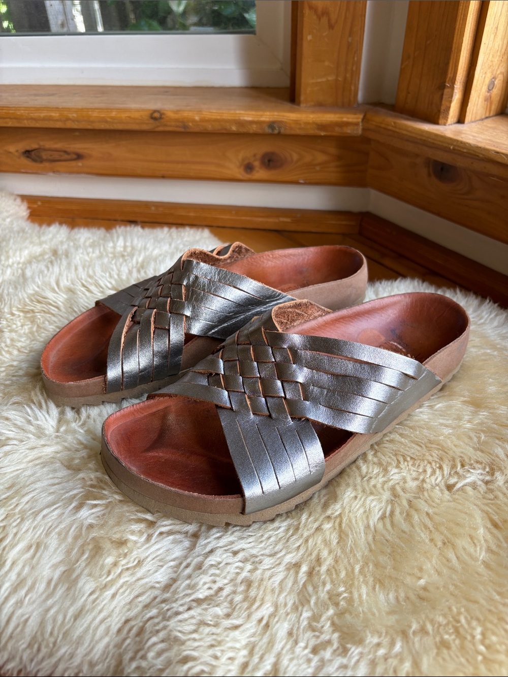 Peregrina Handmade Huarache Slides